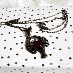 Elegant Silver Lobster Pendant Necklace